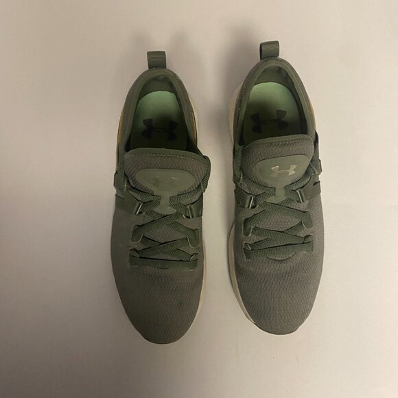 Under Armour Breathe Trainer Green Sneaker Size 7 ART NO.3020282-300 Rare Sample - Picture 4 of 14
